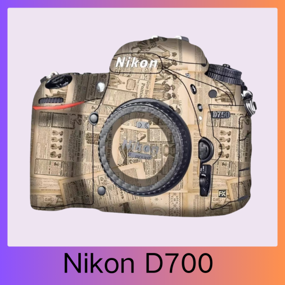 Corpo da Nikon D700  - Pele câmera, adesivo câmera - com alta resistência a arranhões, à prova d'água e com design elegante.